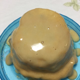 豆腐蒸しパンのきな粉クリームかけ